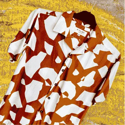ID: 0002 Cuban Collar Short Sleeve Shirt